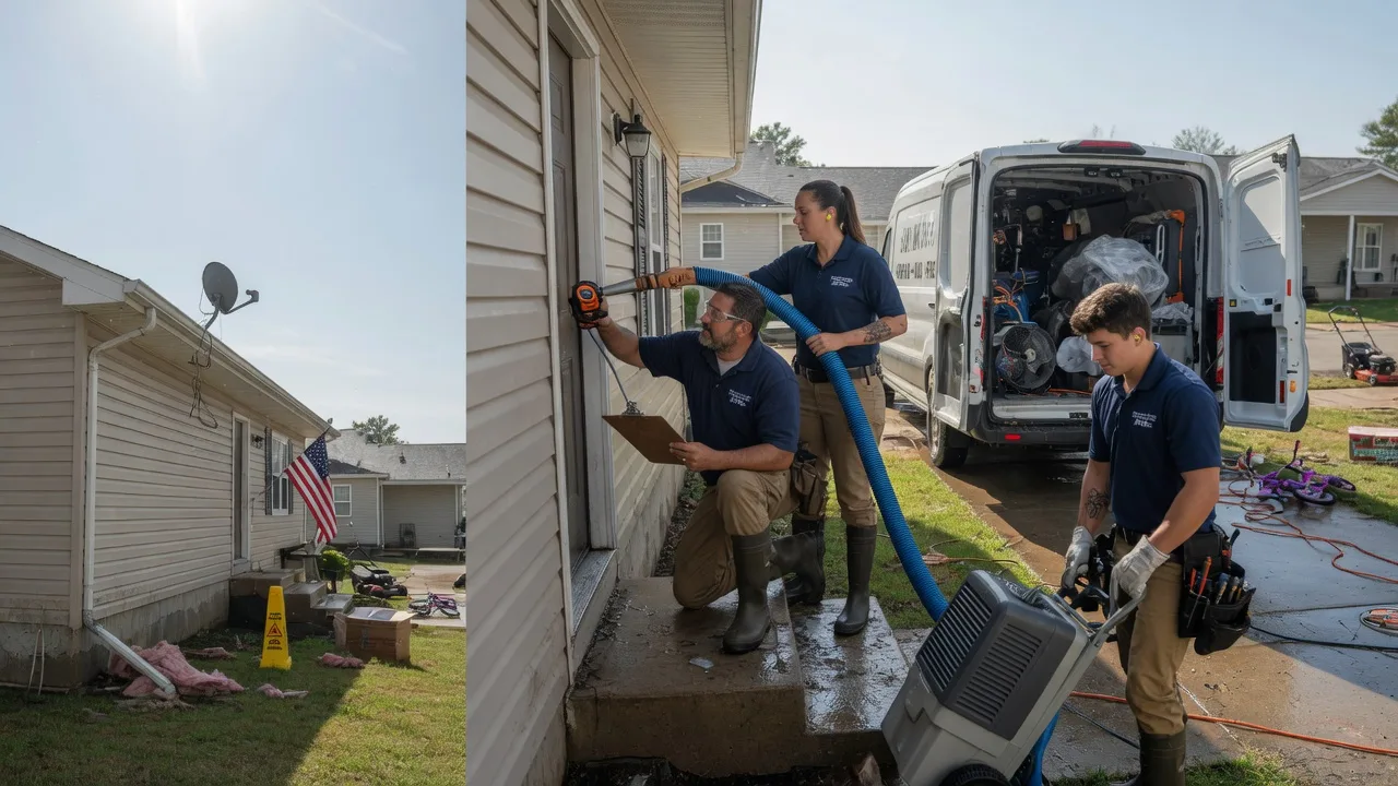 Ceiling Water Damage Restoration in Irvington, IL near me